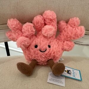 Jellycat NWT Amuseables Coral AUTHENTIC
